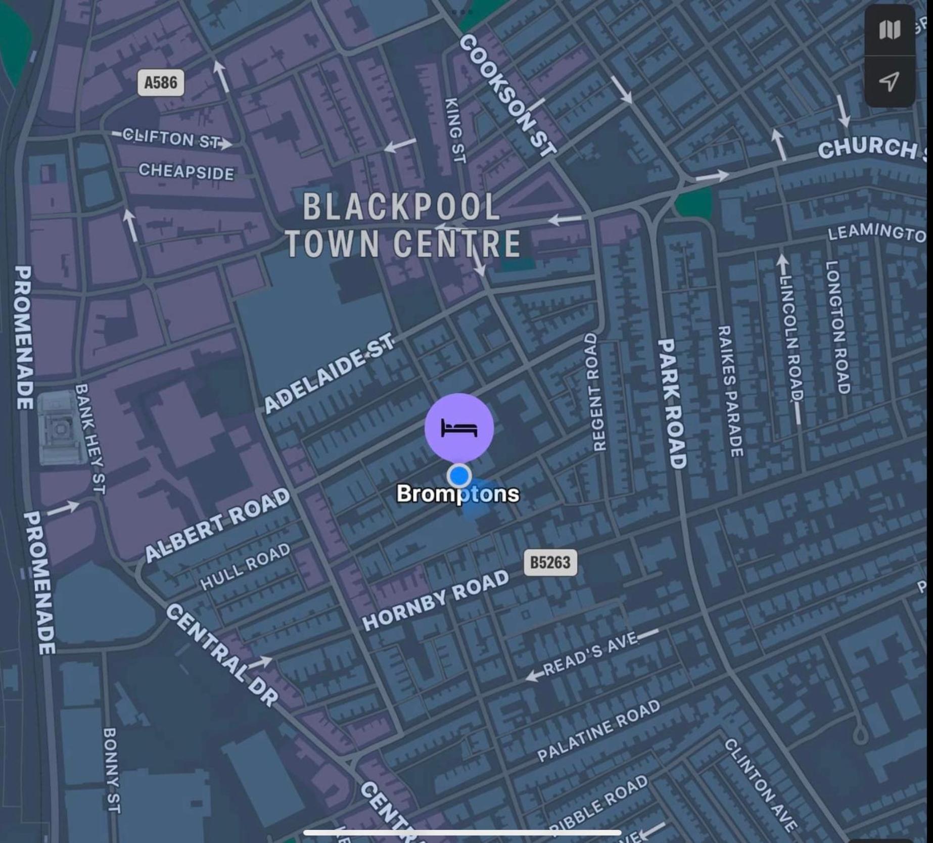 Bromptons Hotell Blackpool Exteriör bild
